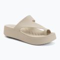 Damen Zehentrenner Crocs Getaway Platform Toe Loop sandstone