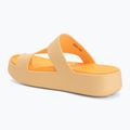Damen Flip-Flops Crocs Getaway Platform Toe Loop golden hour 3