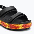 Crocs Crocband Cruiser Flames schwarz Kindersandalen 7
