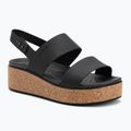 Crocs Brooklyn Cork Low Wedge Damen Sandalen schwarz/schwarz