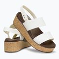 Crocs Brooklyn Cork Low Wedge Damen Kreide Sandalen 6