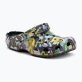 Clogs Crocs Classic Painted Floral black sand