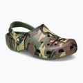 Pantoletten Crocs Classic Camouflage army green/multi