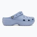 Damen-Pantoletten Crocs Classic Platform Clog blue haze 3
