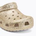 Kinder-Flip-Flops Crocs Classic Chunky Glitter sandstone 8