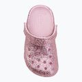 Kinder-Flip-Flops Crocs Classic Chunky Glitter 211940 pink milk 6