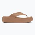 Damen Zehentrenner Crocs Gateway Platform milk chocolate 2