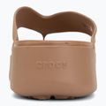 Damen Zehentrenner Crocs Gateway Platform milk chocolate 6