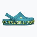 Kinder-Flip-Flops Crocs Crockband Glow Confetti Band turbo teal/multi 10
