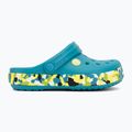 Kinder-Flip-Flops Crocs Crockband Glow Confetti Band turbo teal/multi 3
