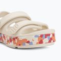 Kindersandalen Crocs Crocband Cruiser Glow Confetti Band summit white/guava 7