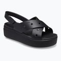 Damen-Sandalen Crocs Broklyn 4U Cross Strap black
