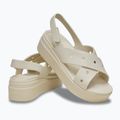 Damen-Sandalen Crocs Broklyn 4U Cross Strap frappe 6