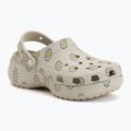 Schlappen Damen Crocs Classic Platform Floral meteor 2
