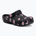 Schlappen Kinder Crocs Classic Flower black