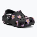 Schlappen Kinder Crocs Classic Flower 212671 black 2