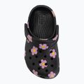 Schlappen Kinder Crocs Classic Flower 212671 black 6