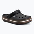 Badelatschen Crocs Crocband Gum black
