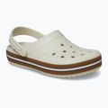 Kinder-Badelatschen Crocs Crocband Gum summit white