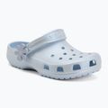 Kinder-Flip-Flops Crocs Classic Pearl Shine blue frost