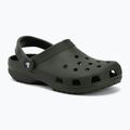 Badelatschen Crocs Classic army green 2
