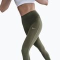 Damen-Leggings Nike One High-Waisted medium olive/white 3