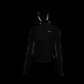 Damen-Lauf-Langarmshirt Nike Tempo Swoosh Run Dri-Fit 1/4-Zip white/black 6