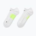 Socken Nike Running Midweight No-Show white/volt/black 2