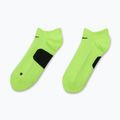 Socken Nike Running Midweight No-Show Volt/black/black 2