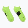 Socken Nike Running Midweight No-Show Volt/black/black 3