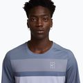 Nike Court Dri-Fit Advantage Herren-Tennisshirt in Indigo/Weiß 3