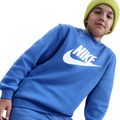 Kinder Nike Sportswear Club Fleece Sweatshirt Komet blau/weiß 4