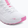 Damen Trainingsschuhe Nike Free Metcon 6 weiß/verspielt rosa 7