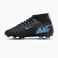 Kinder Fußballschuhe Nike Mercurial Superfly 10 Club FG/MG schwarz/eisblau 9