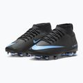 Kinder Fußballschuhe Nike Mercurial Superfly 10 Club FG/MG schwarz/eisblau 10
