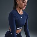 Longsleeve Trainingstop Damen Nike Pro 365 Dri-Fit midnight navy/white 5