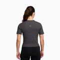 Damen-T-Shirt Nike Zenvy Rib Dri-Fit thunder grey/white 2