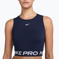 Damentrainingstop Nike Pro Dri-Fit midnight navy/white 3