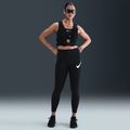 Damen-Laufleggings Nike Tempo Swoosh Run High-Waisted 7/8 black/white 7