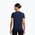 Damen Trainings-T-Shirt Nike One Classic Dri-Fit midnight navy/weiß 2