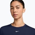Damen Trainings-T-Shirt Nike One Classic Dri-Fit midnight navy/weiß 3