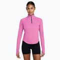 Damen Nike Tempo Dri-Fit 1 / 4 Zip laufen Sweatshirt verspielt rosa