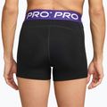 Damen-Shorts Nike Pro 365 3" black/court purple/white 3