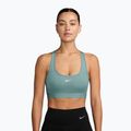 Nike Swoosh Light Support Trainings-BH Kanone/Weiß
