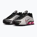 Schuhe Nike Shox R4 black/pinksicle/metallic silver 10