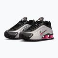 Schuhe Nike Shox R4 black/pinksicle/metallic silver 12