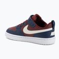 Nike Court Borough Low Kinderschuhe Recraft Dunkles Team Rot/Soft Pearl/Midnight Navy 3