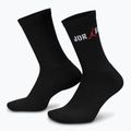 Socken Nike Jordan Everyday Crew 1 Paar black/white/university red