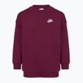 Kinder-Sweatshirt Nike Sportswear Club Fleece burgundy/white