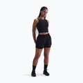 Damen Trainingstop Nike One Fitted Dri-Fit Cropped Tank schwarz/dunkel rauchgrau 2